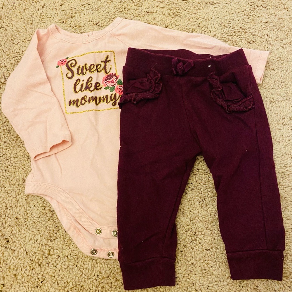 Garanimals girls outfit 6-9 months